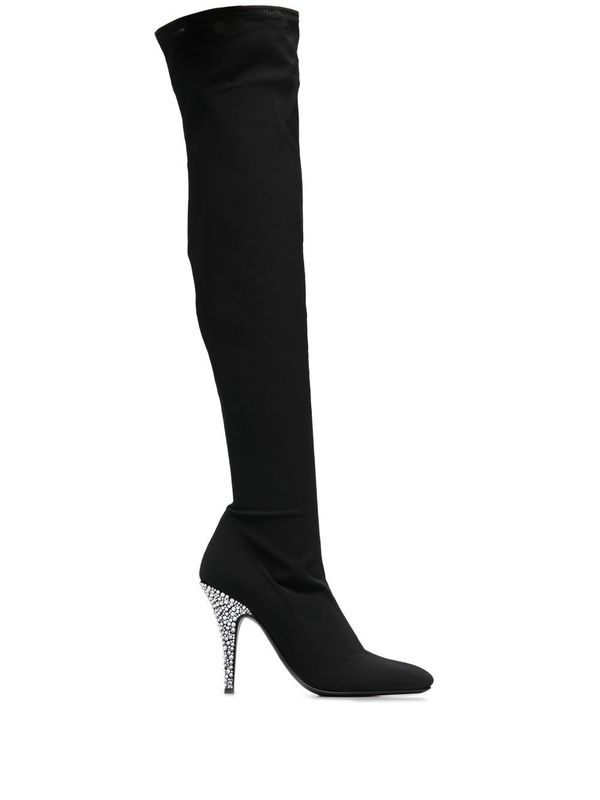 Giuseppe Zanotti Calixtee Cuissarde 110mm Thigh-High Boots - Black