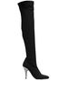 Giuseppe Zanotti Calixtee Cuissarde 110mm Thigh-High Boots - Black - Thumbnail 1