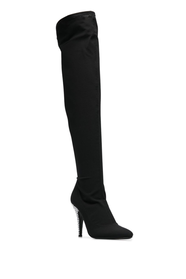 Giuseppe Zanotti Calixtee Cuissarde 110mm Thigh-High Boots - Black