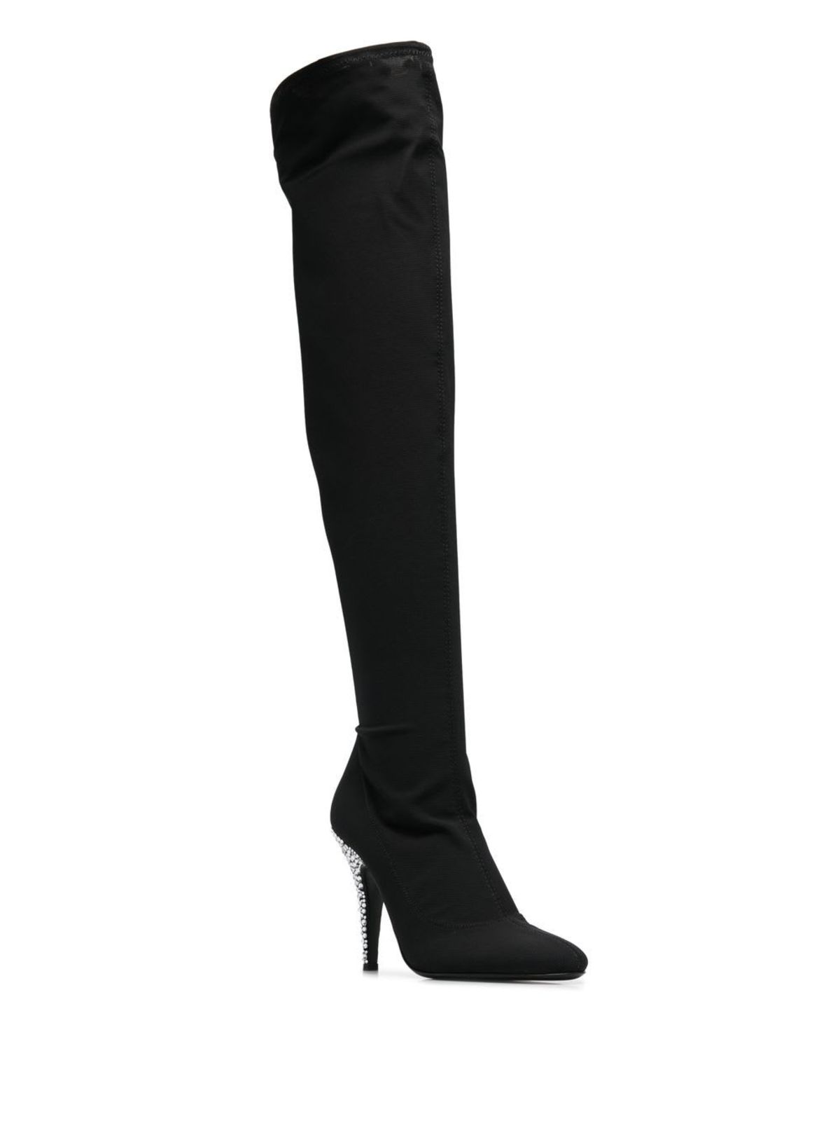 Giuseppe Zanotti Calixtee Cuissarde 110mm Thigh-High Boots - Black - Image 2 of 4