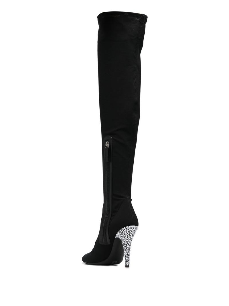 Giuseppe Zanotti Calixtee Cuissarde 110mm Thigh-High Boots - Black