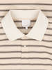 A.P.C. Striped Polo Shirt - Cream - Thumbnail 3