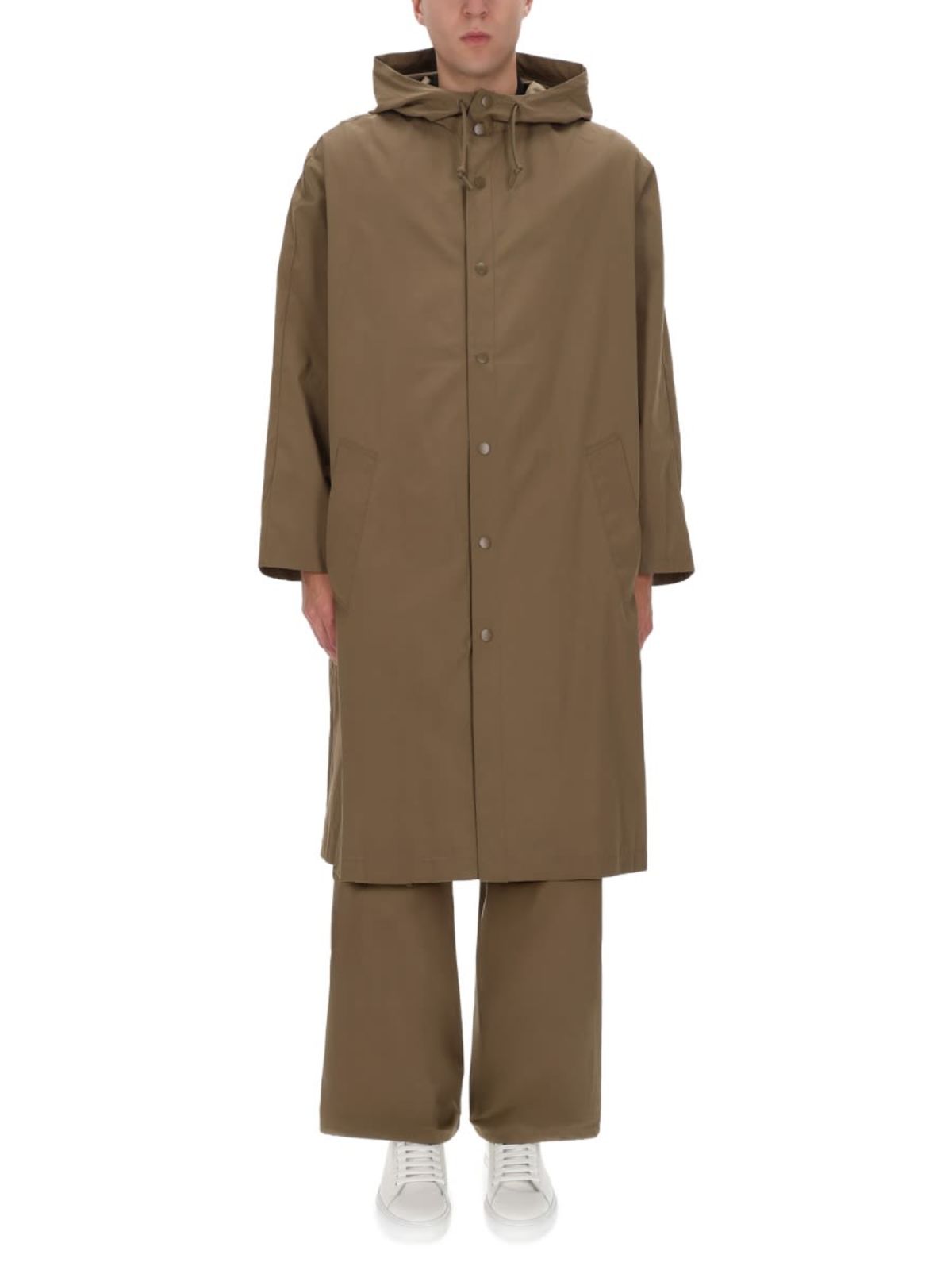 A.P.C. Hooded Trench Coat - Brown - Image 2 of 5
