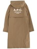 A.P.C. Hooded Trench Coat - Brown - Thumbnail 5