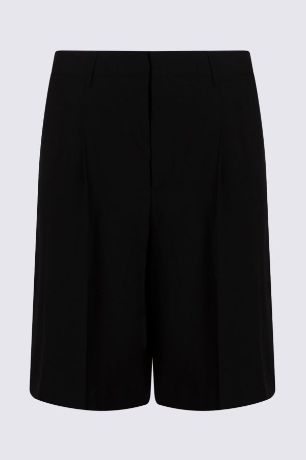 Ami Alexandre Mattiussi Wool Shorts - Black