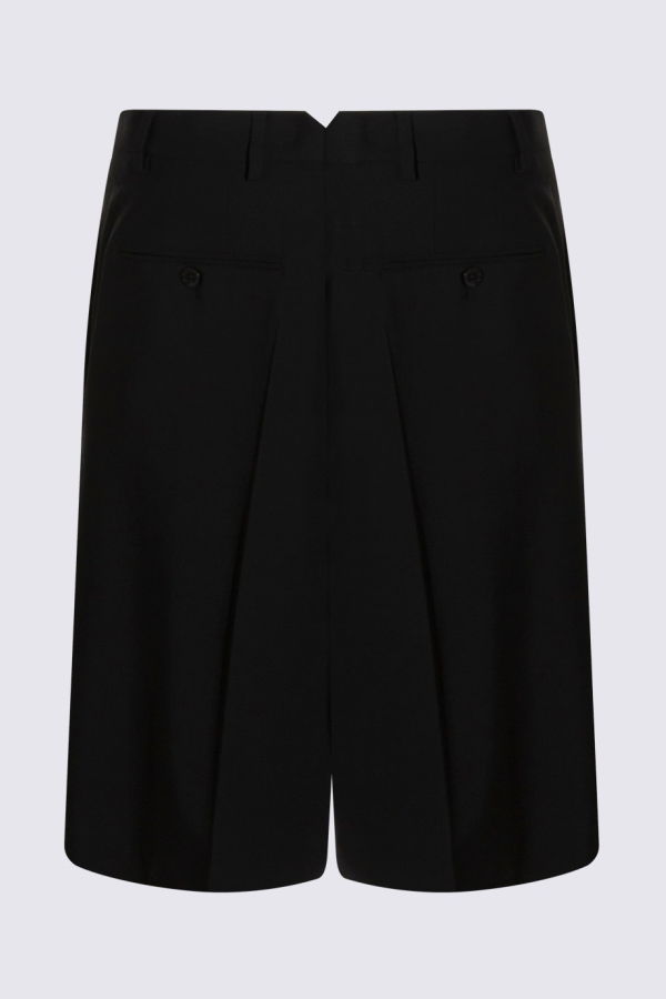 Ami Alexandre Mattiussi Wool Shorts - Black