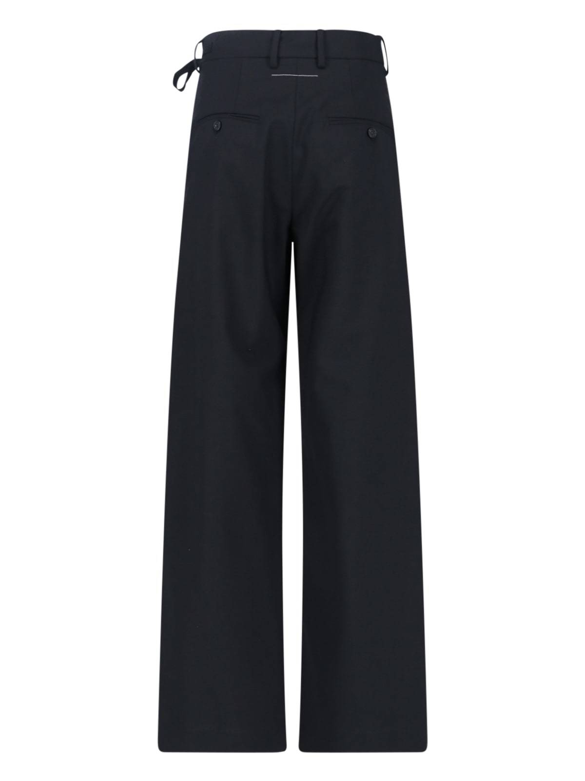 MM6 Maison Margiela Tailored Trousers - Black - Image 2 of 5