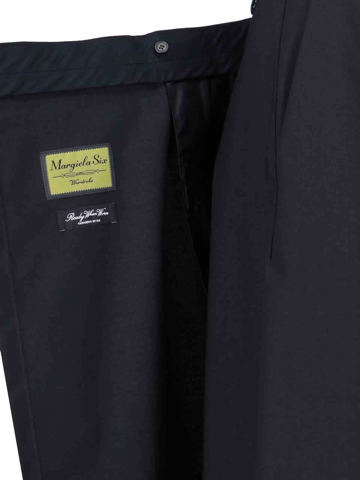 MM6 Maison Margiela Tailored Trousers - Black - Image 4 of 5