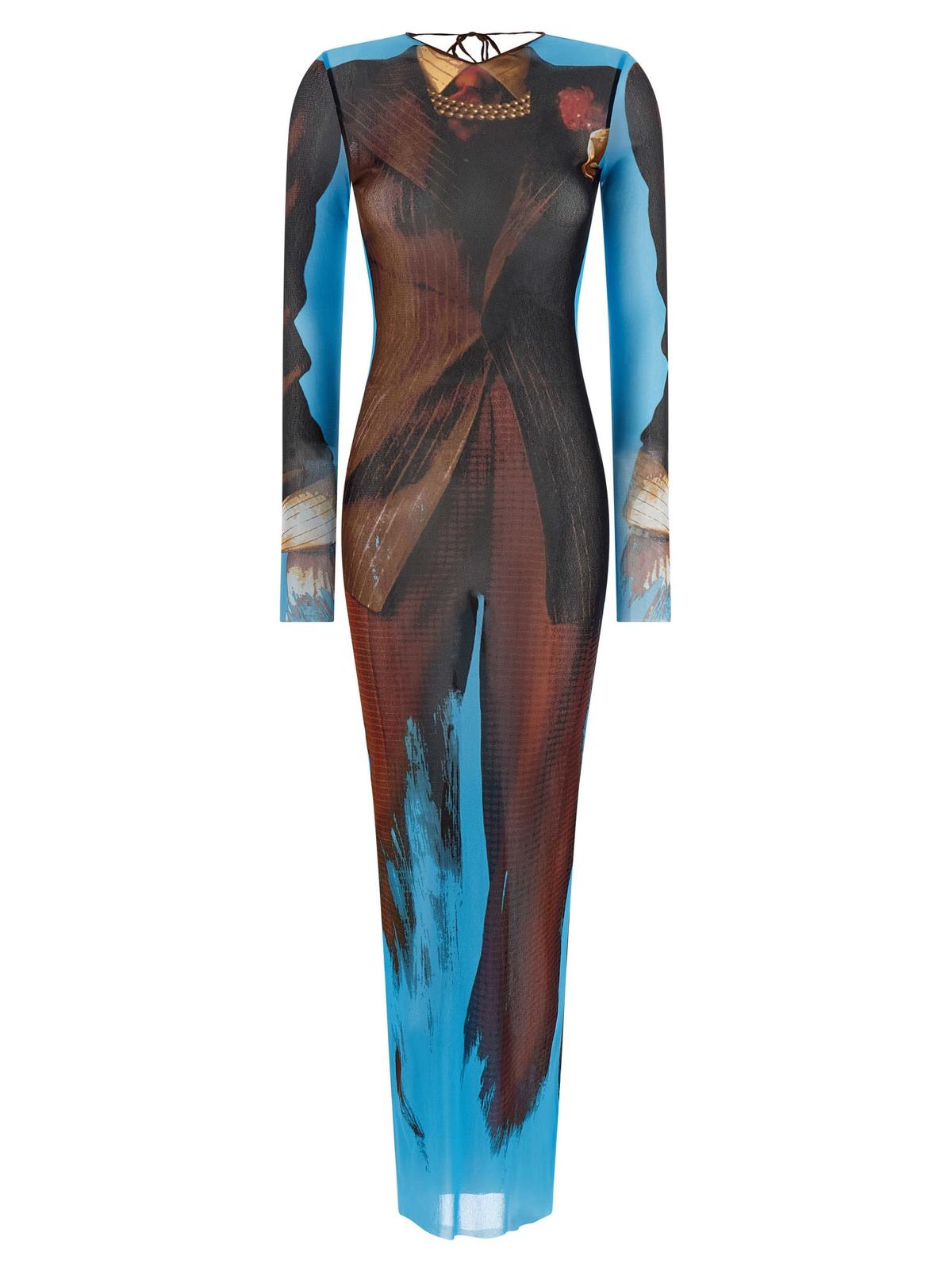 jean paul gaultier brown & blue tennis suit dress Re-Edition The - Multicolor 5/7