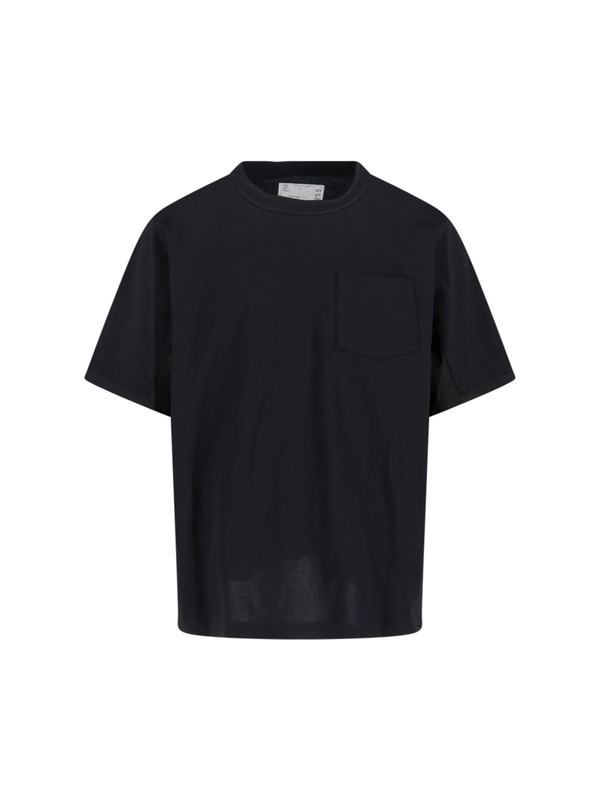 sacai Cotton T-Shirt - Black sacai Cotton T-Shirt - Black