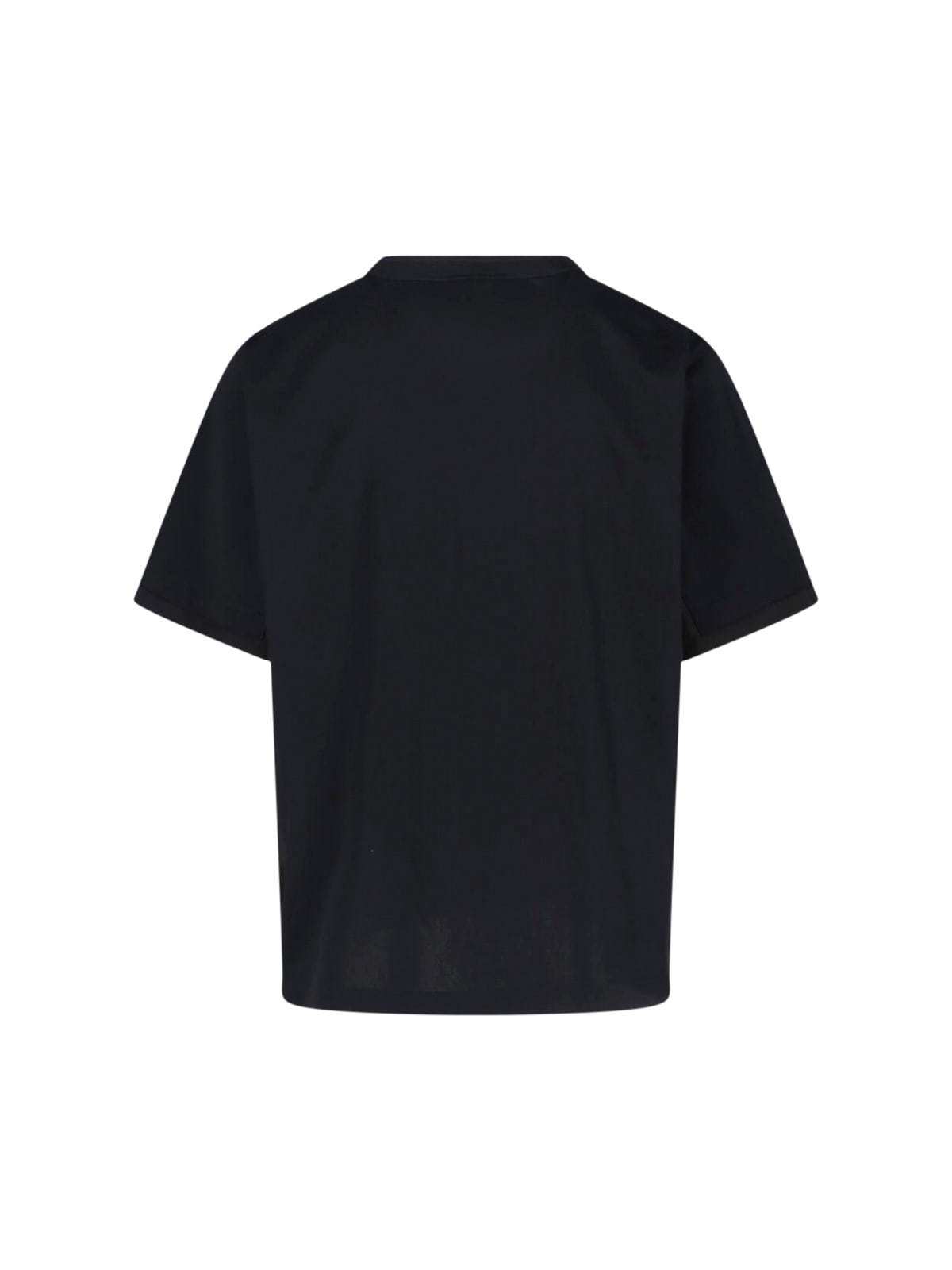 sacai Cotton T-Shirt - Black - Image 2 of 3