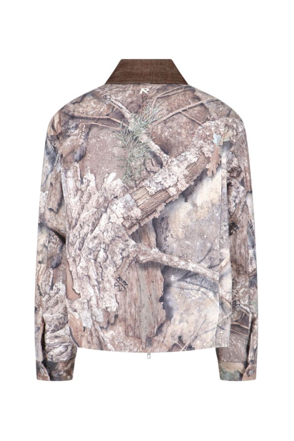 Represent Camo Trucker Jacket - Brown