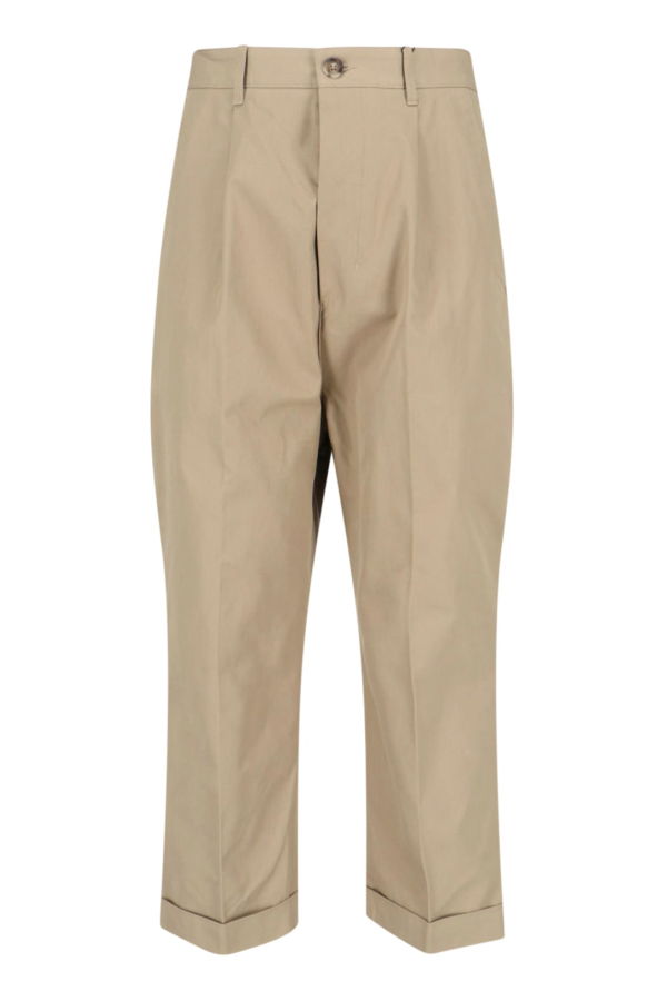 Ami Alexandre Mattiussi Cotton Pants - Beige