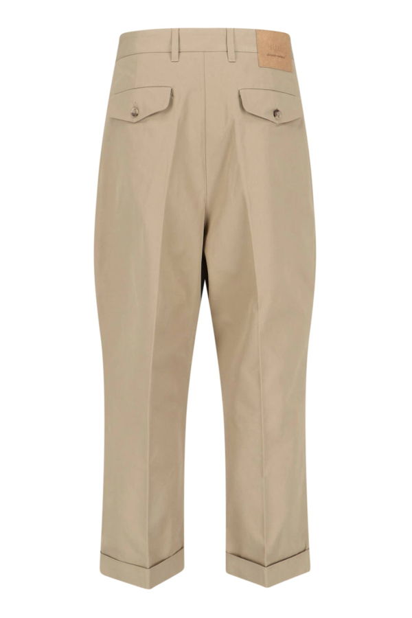 Ami Alexandre Mattiussi Cotton Pants - Beige