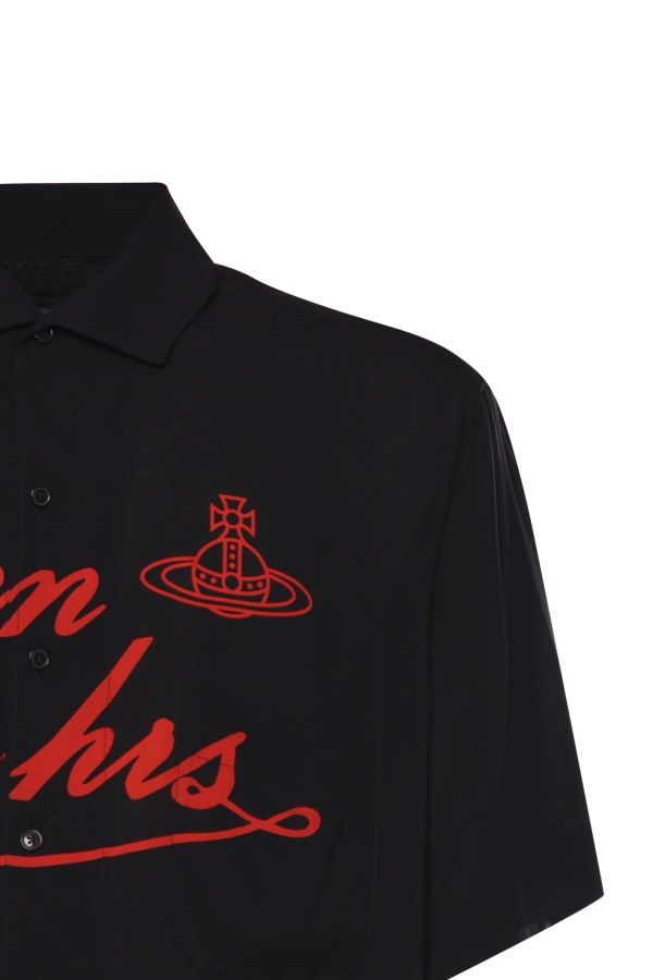 Vivienne Westwood Open 24 Hrs Bowling Shirt - Black