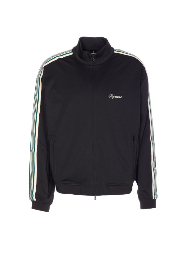 Represent Taped Track Jacket - Black