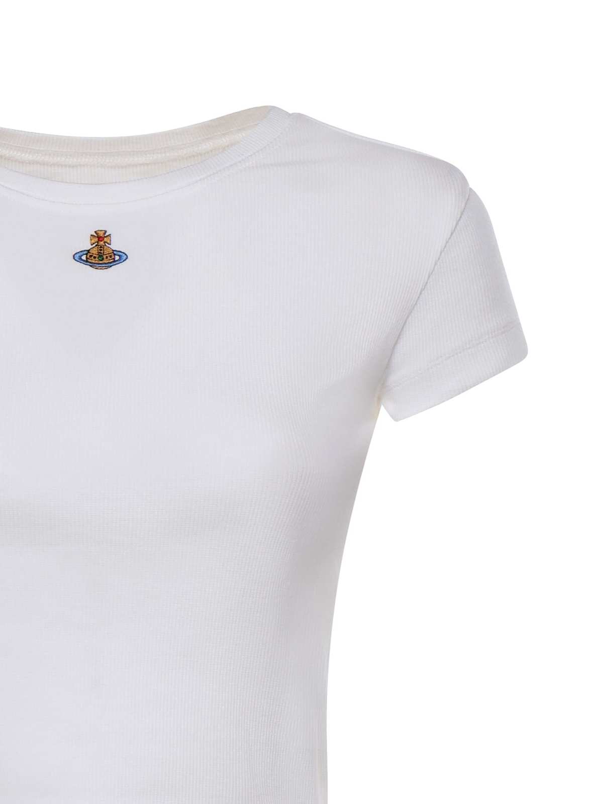 Vivienne Westwood Baby Peru Cotton T-Shirt - White - Image 2 of 3