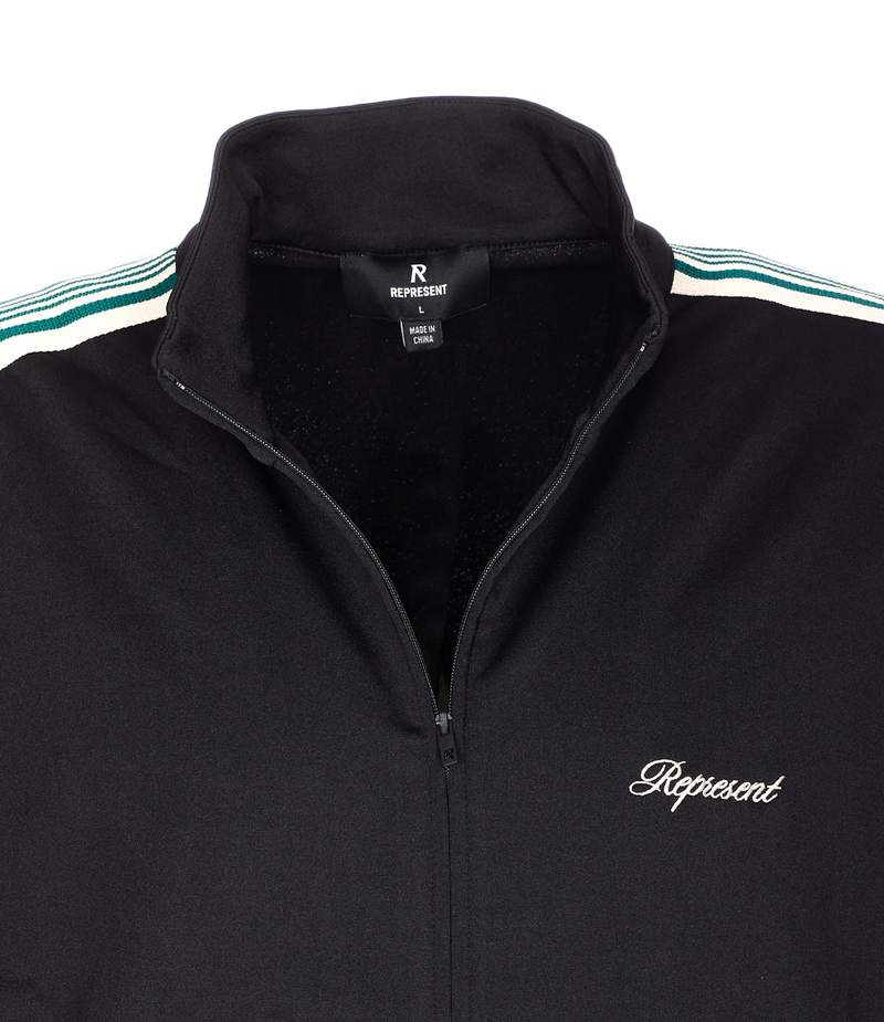 Represent Taped Track Jacket - Black