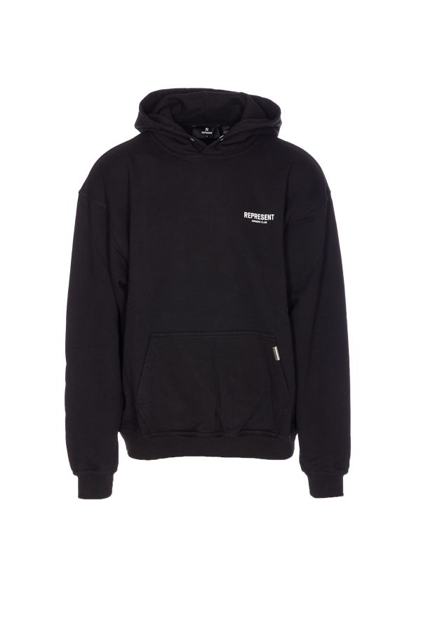 Represent Owners Club Script Hoodie - Black