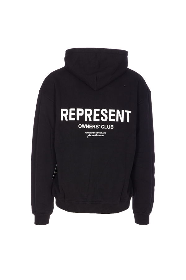 Represent Owners Club Script Hoodie - Black