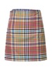 Vivienne Westwood Wool Kilt Miniskirt - Red - Thumbnail 1