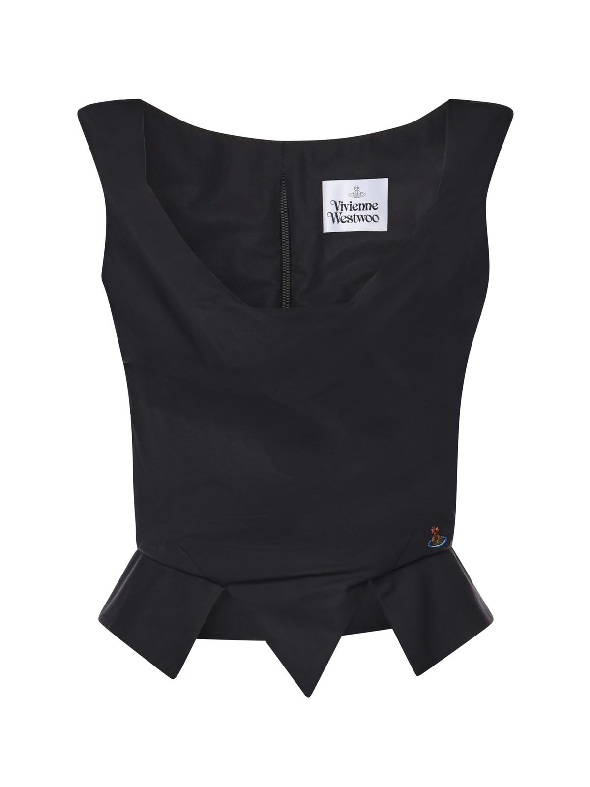 Vivienne Westwood Sunday Cotton Top - Black - Image 1 of 3
