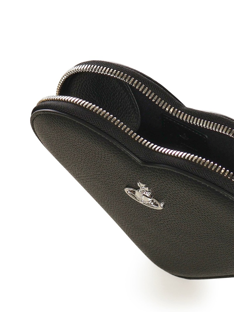 Vivienne Westwood New Heart Crossbody Bag - Black