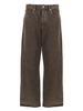 Sunflower Wide Twist Pants - Brown - Thumbnail 1