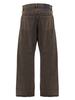Sunflower Wide Twist Pants - Brown - Thumbnail 2