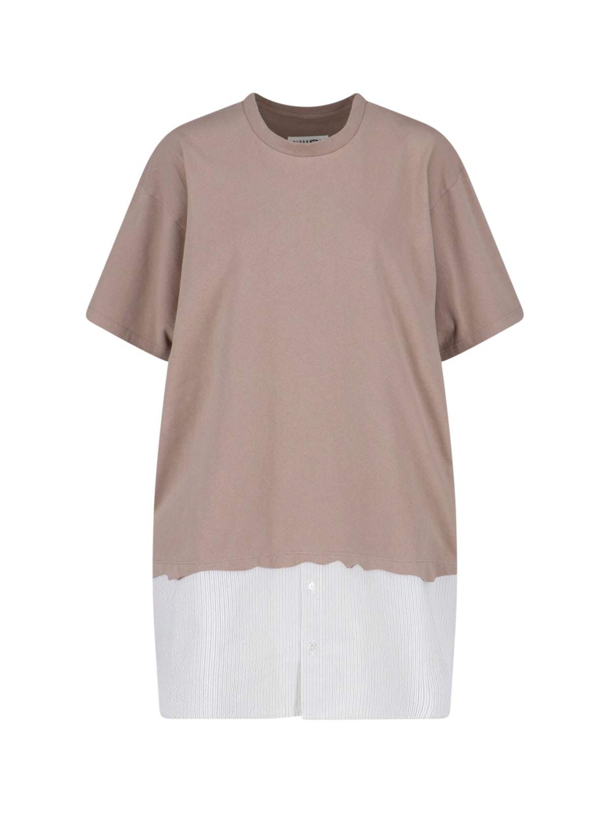 MM6 Maison Margiela T-Shirt Dress - Beige - Image 1 of 3