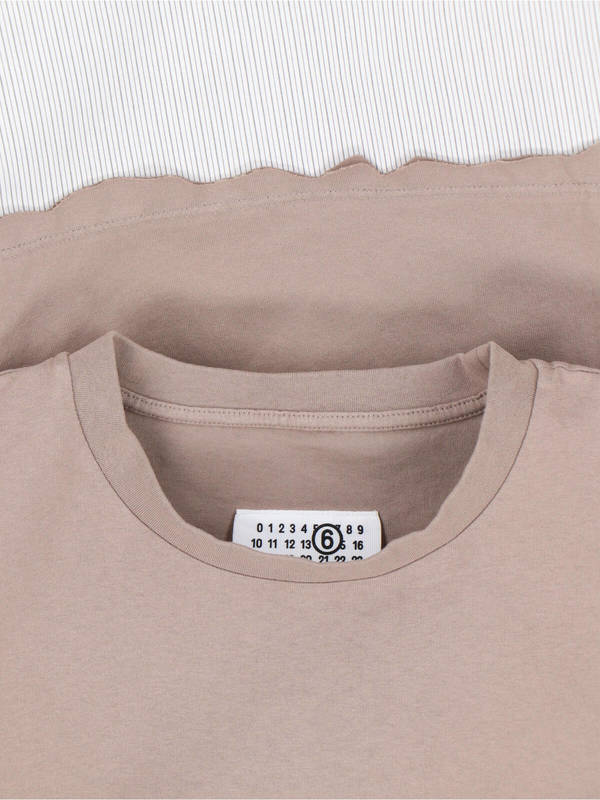 MM6 Maison Margiela T-Shirt Dress - Beige