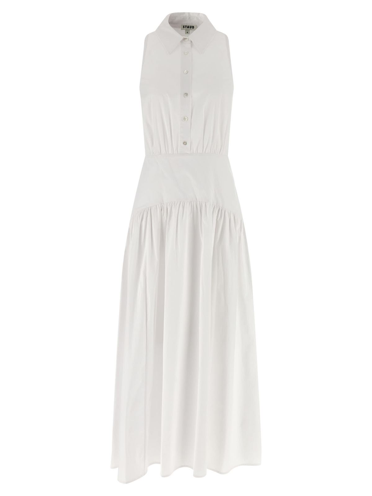 Staud Romy Dress - White - Image 1 of 4