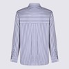 Ami Alexandre Mattiussi Cotton Shirt - White-Blue - Thumbnail 2