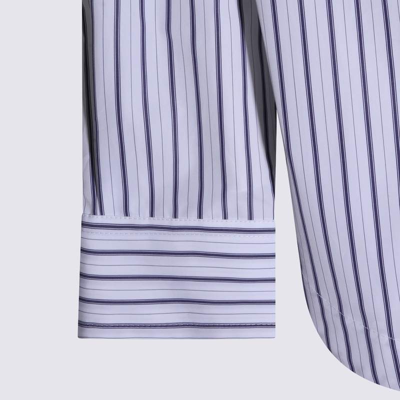 Ami Alexandre Mattiussi Cotton Shirt - White-Blue
