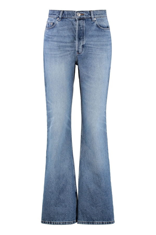 A.P.C. Romy High-Rise Flared Jeans - Denim