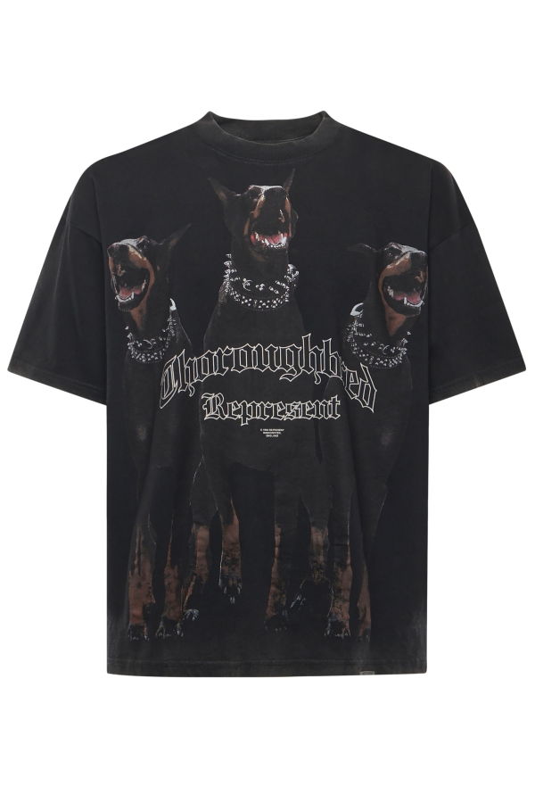 Represent Thoroughbred Cotton T-Shirt - Vintage Black