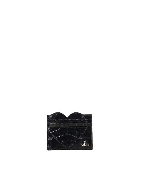 Vivienne Westwood Heart Card Holder - Black