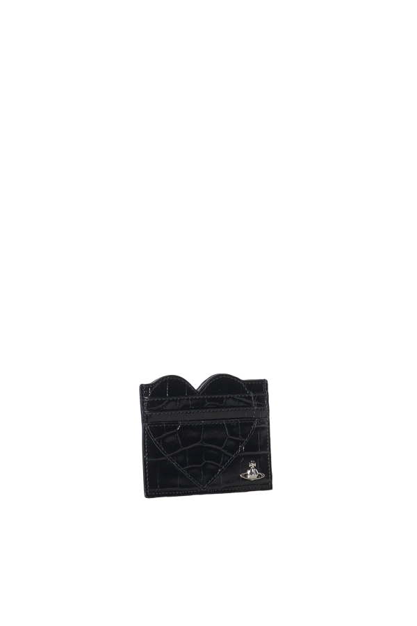 Vivienne Westwood Heart Card Holder - Black
