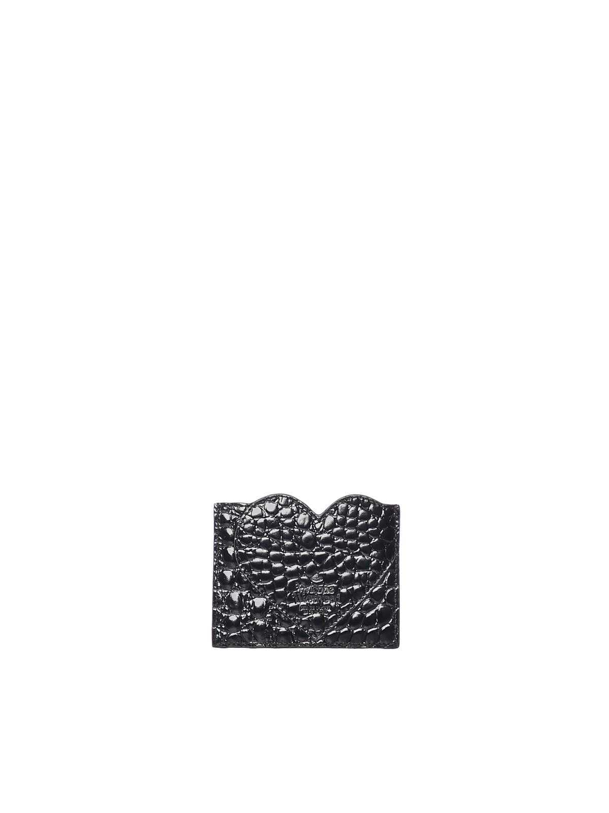 Vivienne Westwood Heart Card Holder - Black - Image 3 of 3