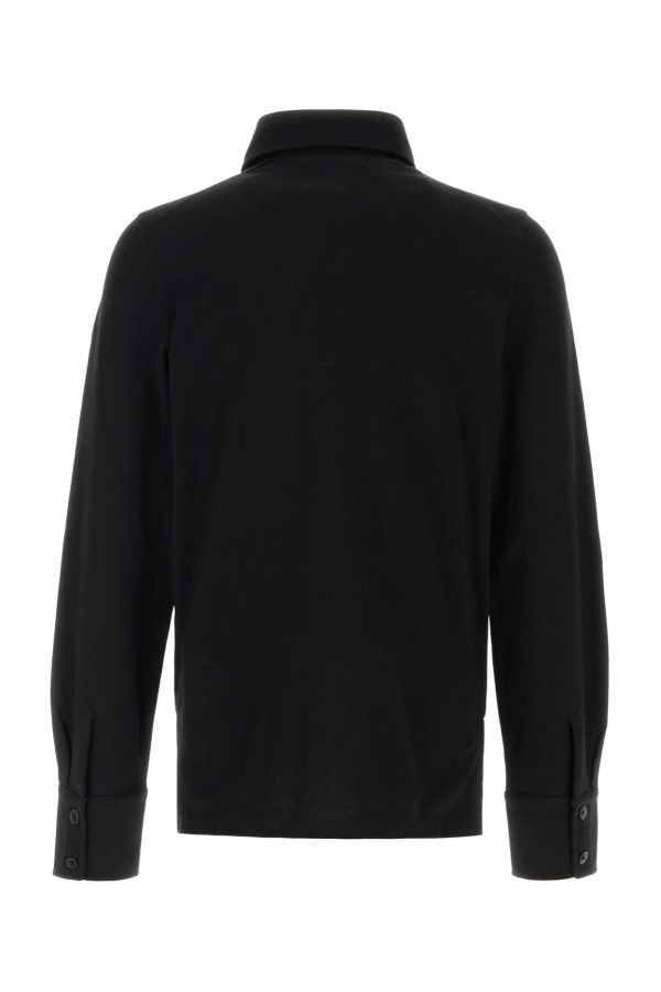 Vivienne Westwood Black Piquet Polo Shirt - Black