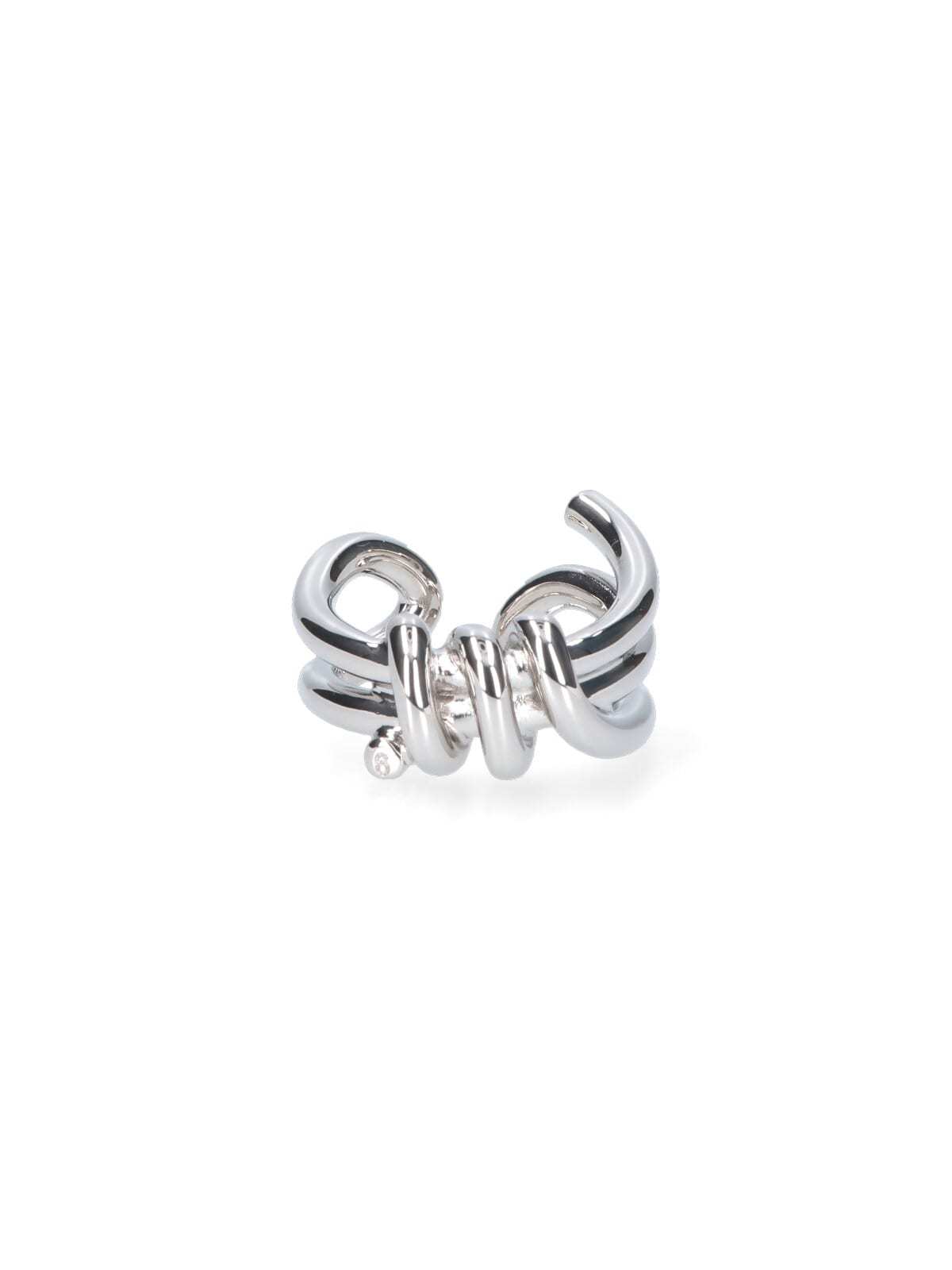 MM6 Maison Margiela Knot Ring - Silver - Image 1 of 3