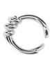 MM6 Maison Margiela Knot Ring - Silver - Thumbnail 3