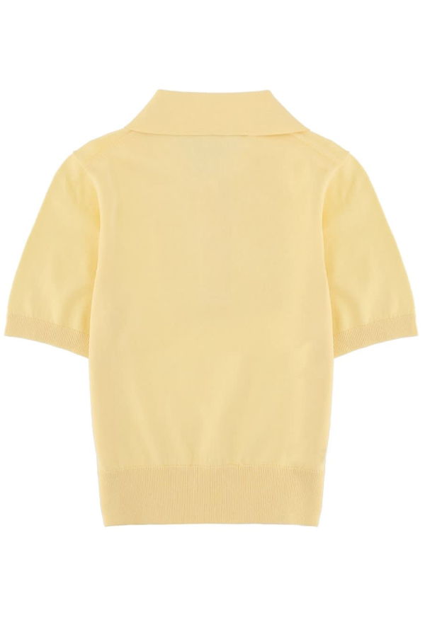 A.P.C. Polo With Logo Polo Shirt - Yellow