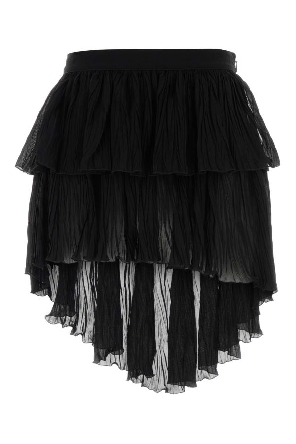 Blumarine Crepe Mini Skirt - Black