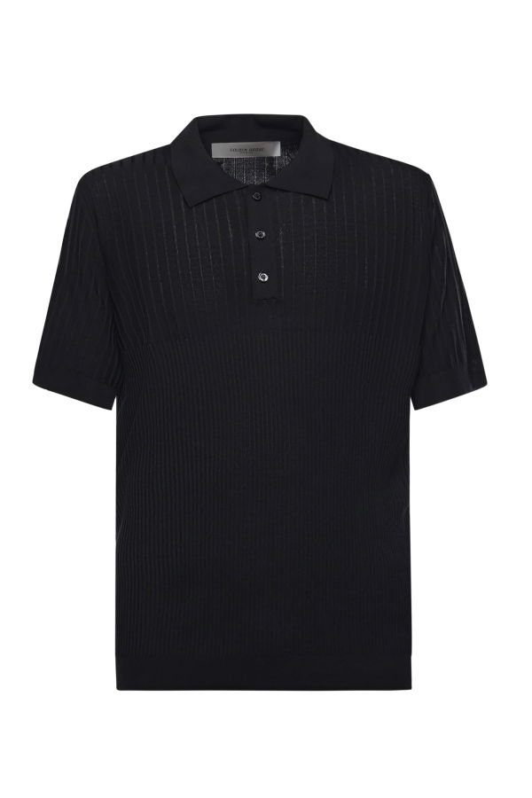 Golden Goose Journey Polo Shirt - Black