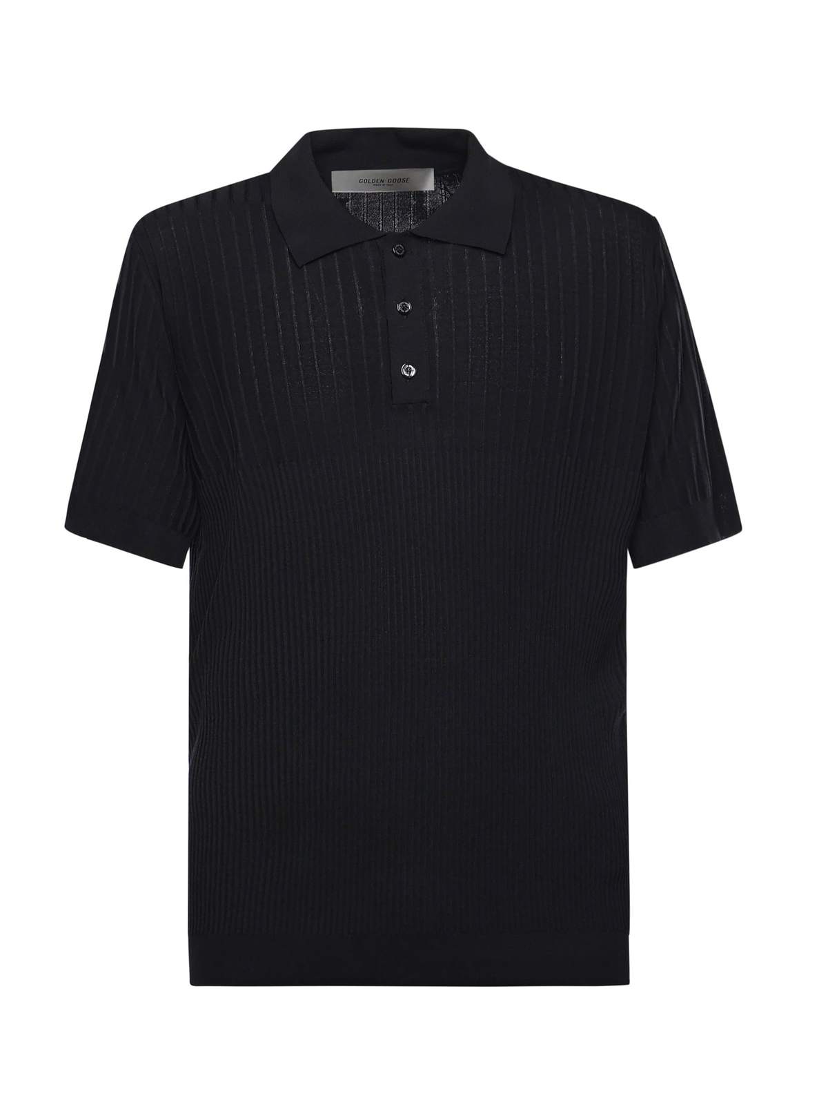 Golden Goose Journey Polo Shirt - Black - Image 1 of 3