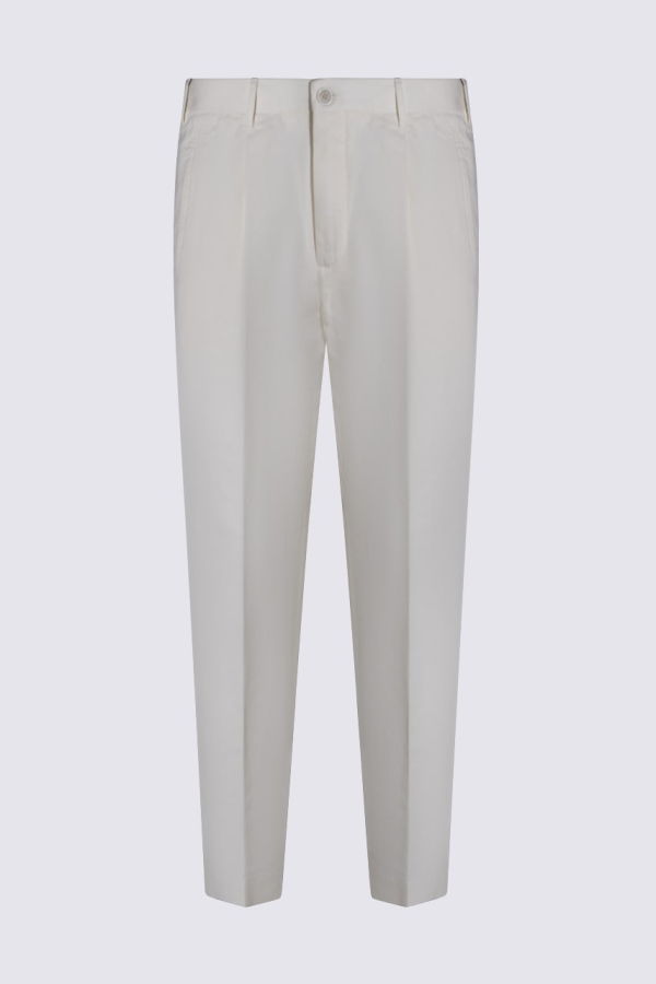 Incotex Cotton Pants - White