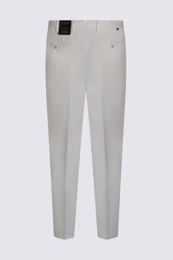 Incotex Cotton Pants - White
