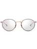 DITA DTX168/A/02 JOURNEY/TWO Eyewear - Brushed White Gold/Mahogany - Thumbnail 1