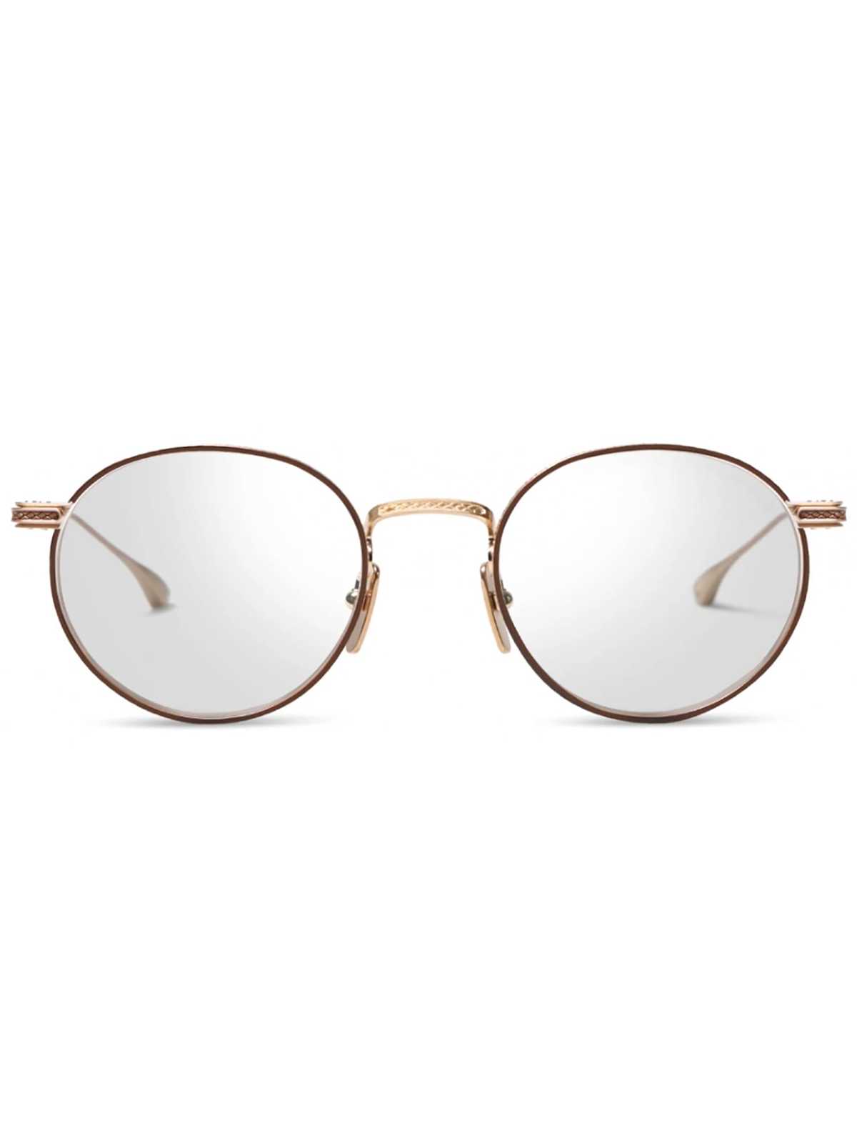 DITA DTX168/A/02 JOURNEY/TWO Eyewear - Brushed White Gold/Mahogany - Image 1 of 3